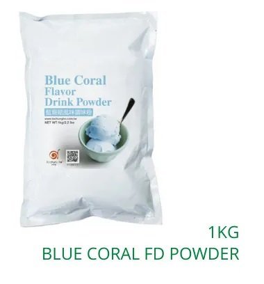 Blue Coral Flavor Bubble Tea Drink Powder 1kg