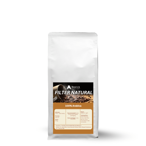 Filter-Natural-200g-1.png BrevA Filter Natural Coffee Bean 200g