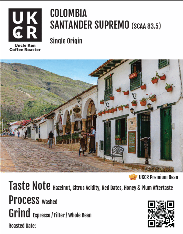 UKCR-Colombia-Santander-Washed-100-Arabica-Coffee.png UKCR - Colombia Santander (Washed) 100% Arabica Coffee 250g